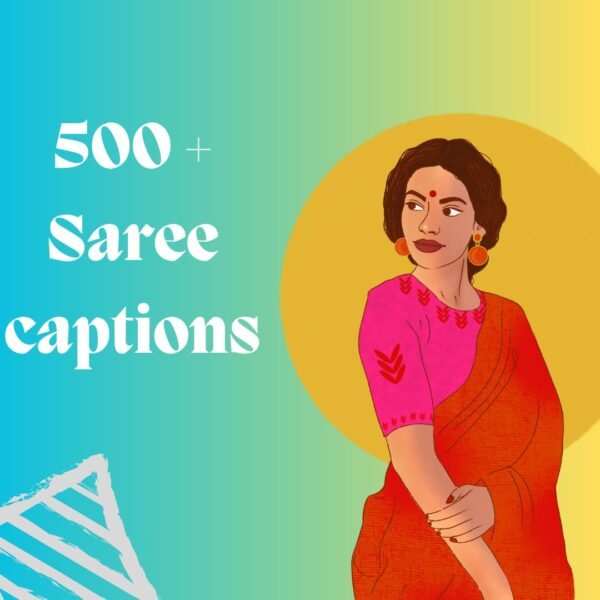 TOP 500+ INSTAGRAM CAPTIONS FOR SAREE
