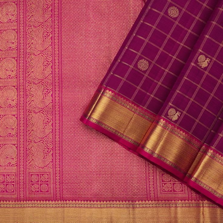 Checks and Stripes-Top 10 Kanchipuram Silk Sarees