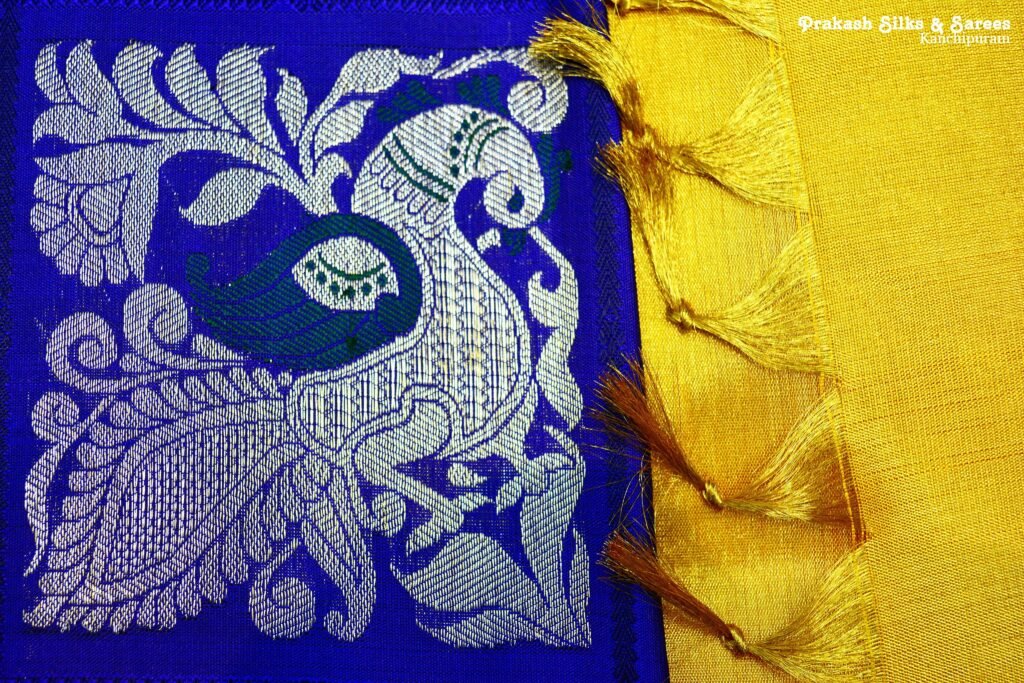 Peacock motif-Top 10 Kanchipuram Silk Sarees