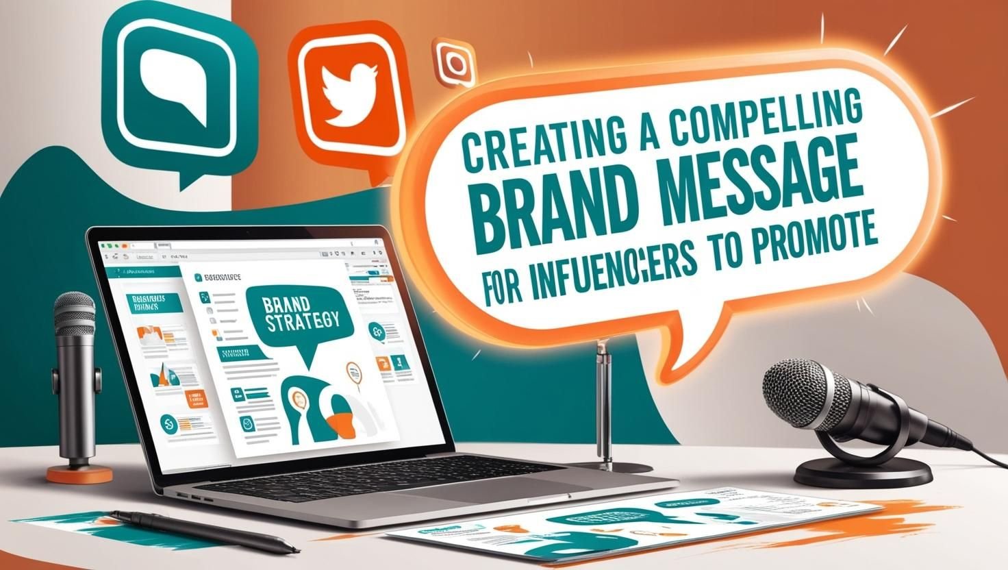 Strong Message Branding Example Compelling Brand Message for Influencers to promote