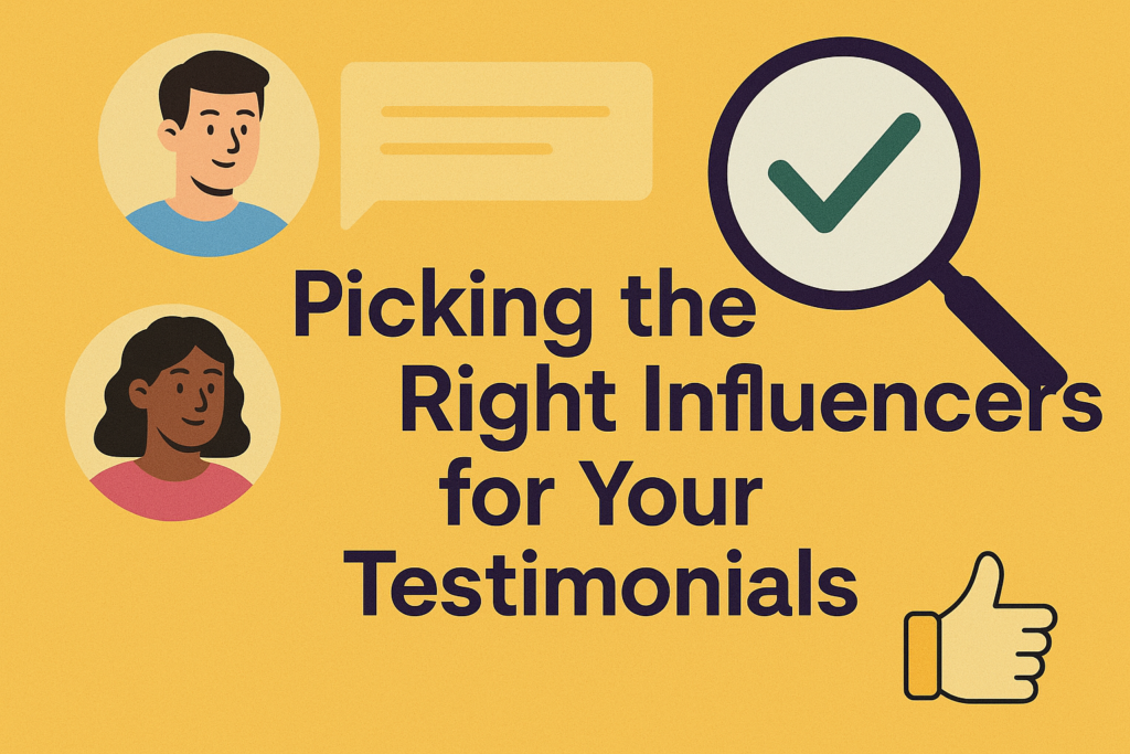 4 Powerful Ways to Use Influencer Testimonials in Marketing 4 Picking the Right Influencers for Your Testimonials
