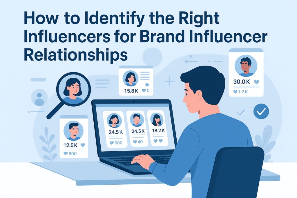 4 Ways to Building Strong Brand Influencer Relationships for Long-Term Success 2 How to Identify the Right Influencers for Brand Influencer Relationships