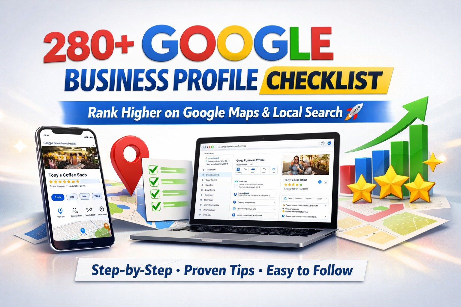280+ Google Business Profile Checklist - Rank Higher on Google Maps & Local Search